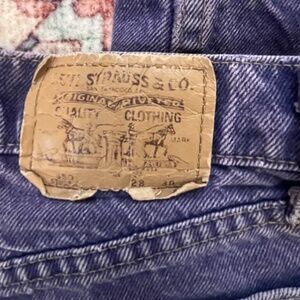 Purple Levi Jeans